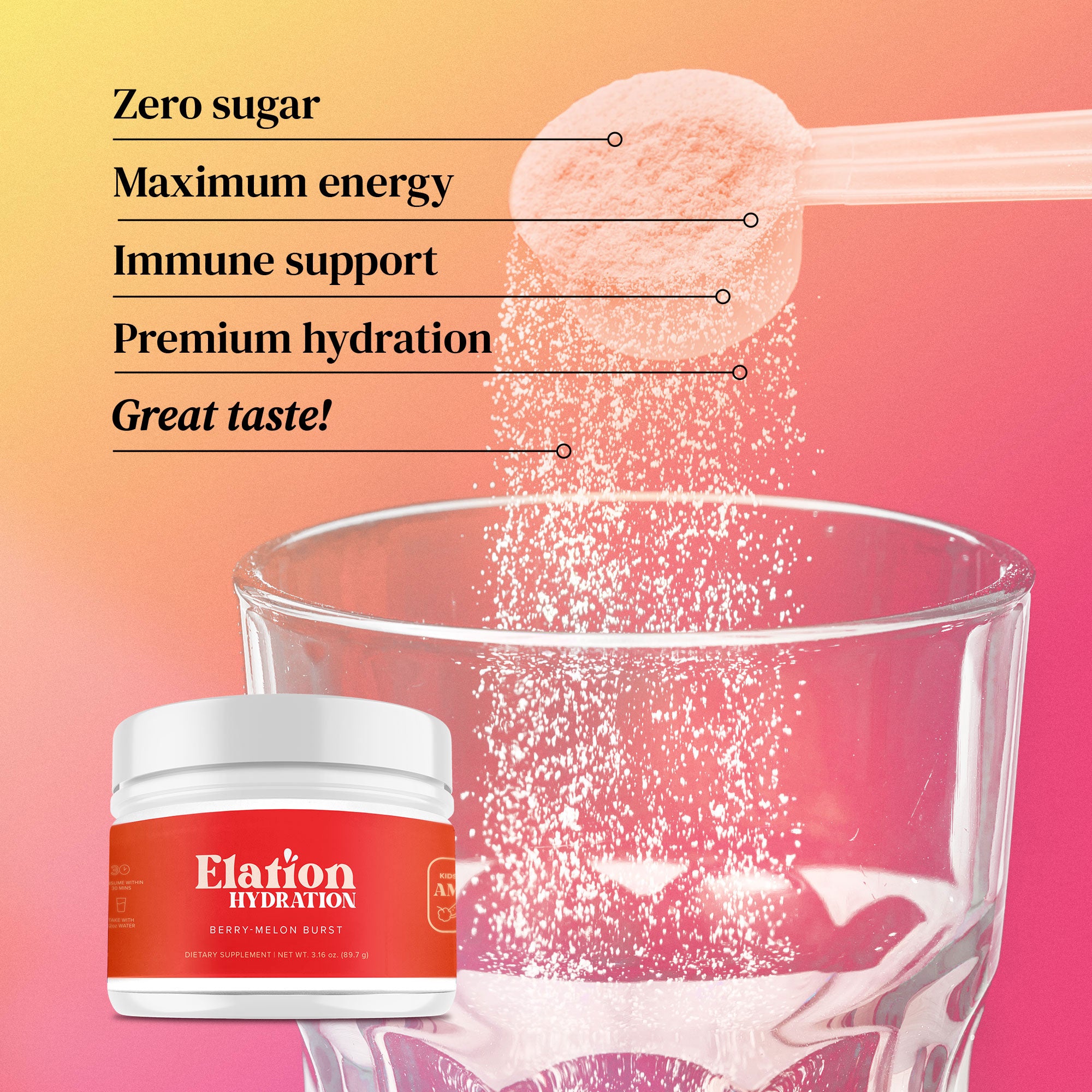ELATION HYDRATION - MORNING BERRY