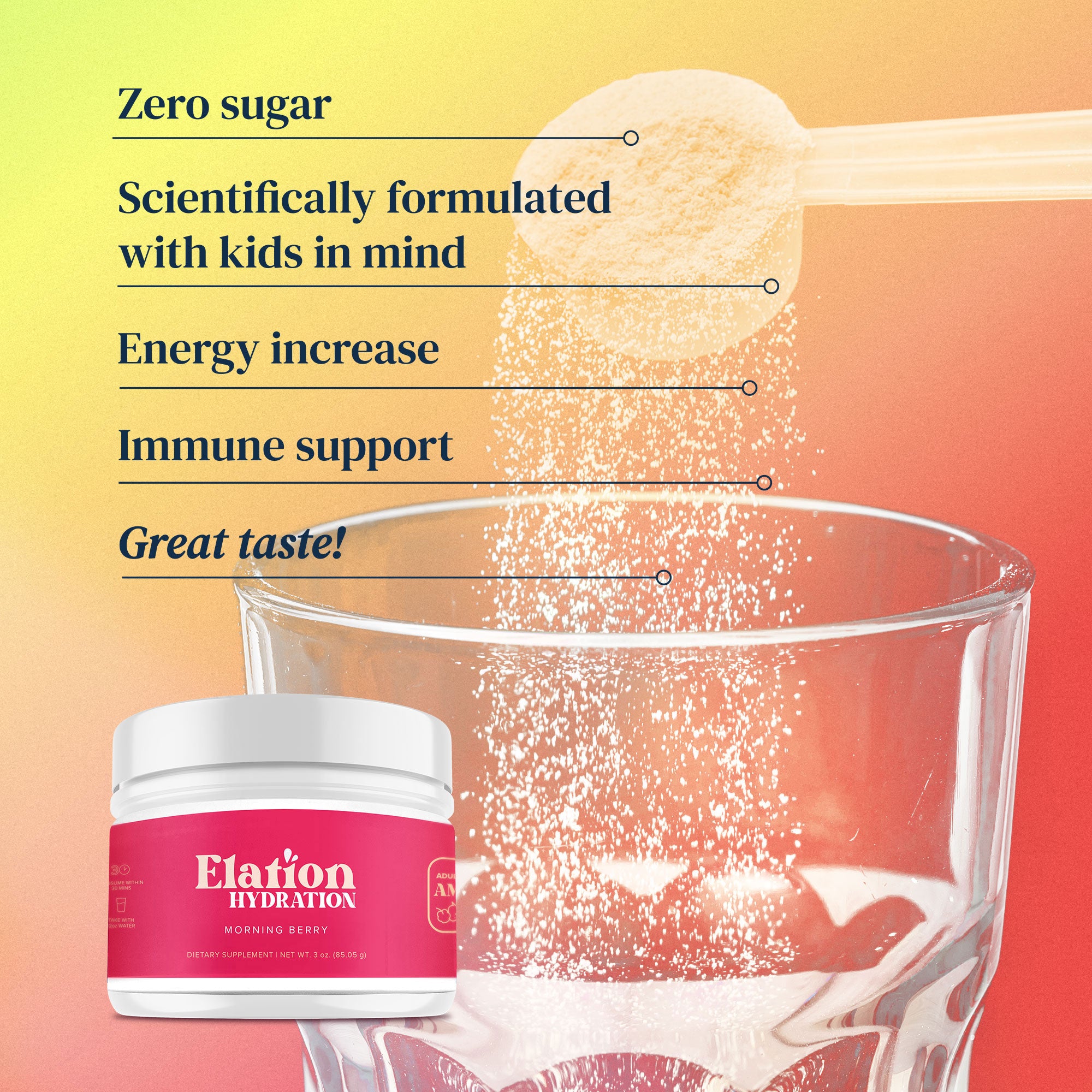 ELATION HYDRATION - BERRY MELON BURST (KIDS)
